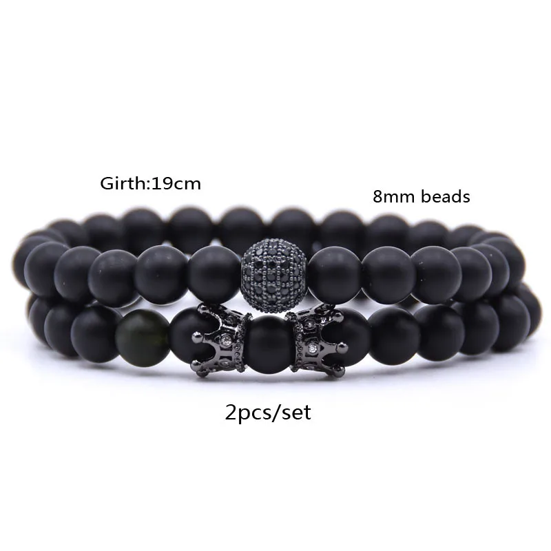 Лидер продаж браслеты из бусин для женщин и мужчин высококачественные гематита