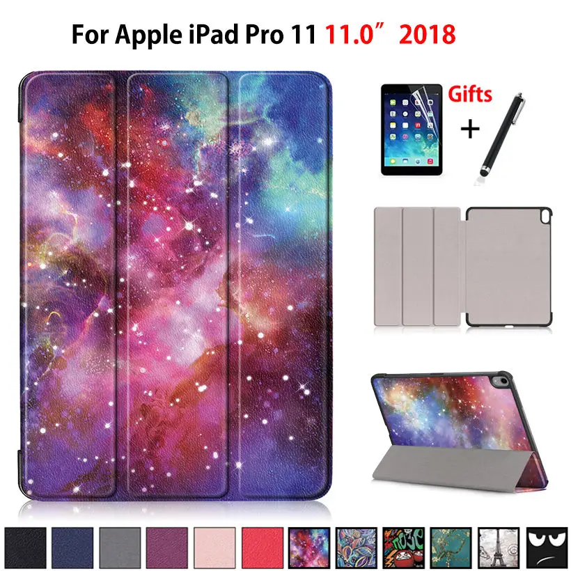 Чехол для iPad Pro 11 2018 чехол нового дюймов планшет из искусственной кожи защитный
