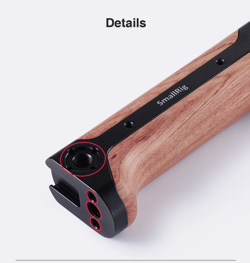 SmallRig DSLR камера ручка рукоятка для Zhiyun WEEBILL LAB Gimbal с креплением для обуви и 1/4 3/8 резьбовыми отверстиями для DIY опций 2276