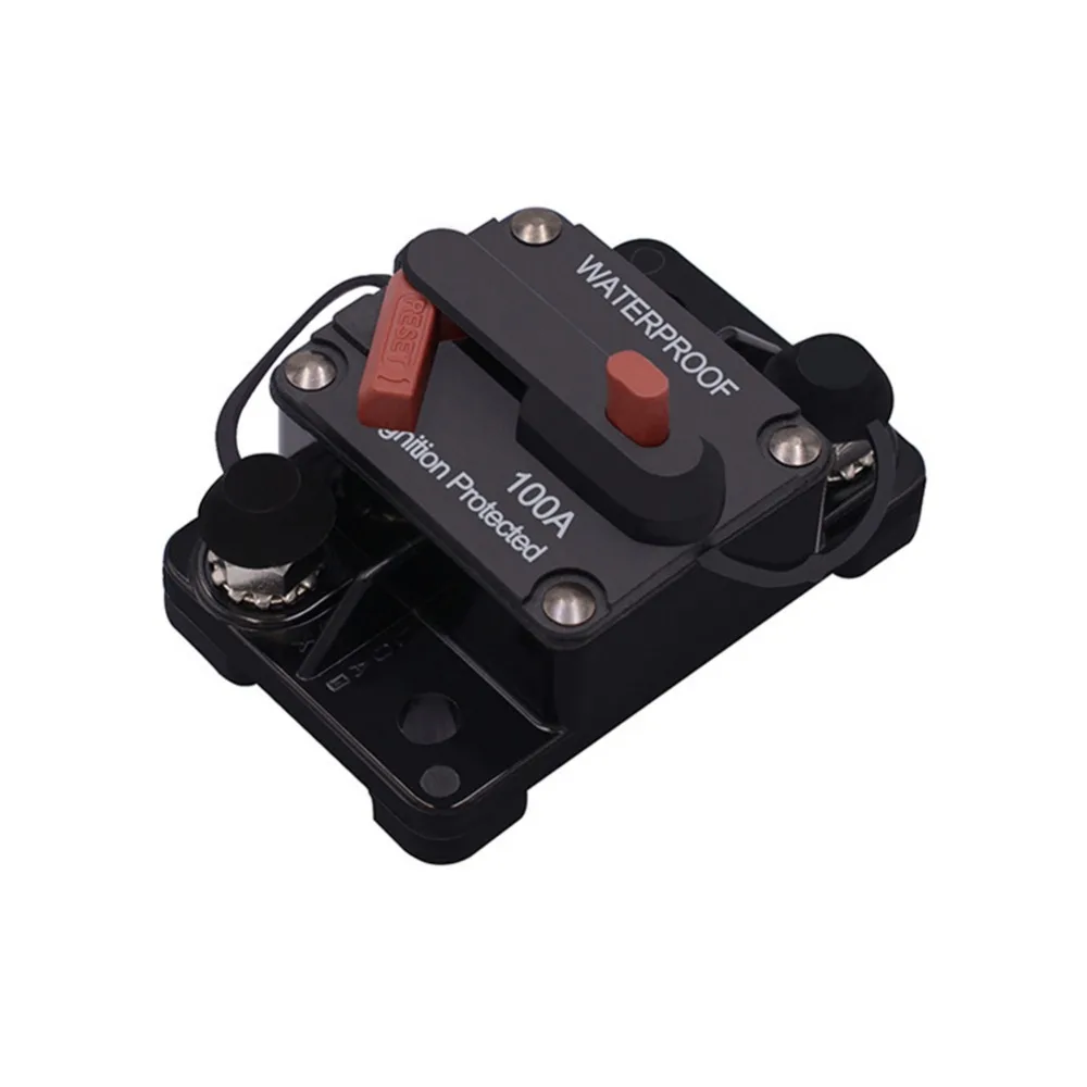 Optional 50 100 150 Amp Car Automotive Marine Boat Audio Circuit Breaker with Manual Reset 12V- 42VDC Waterproof #276918 | Автомобили и