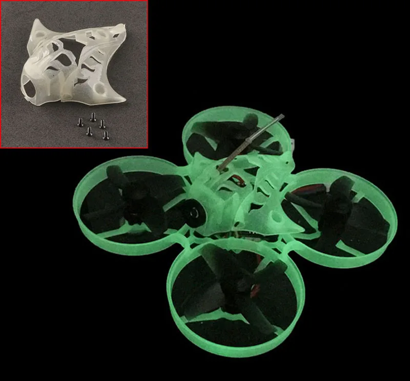 Крышка корпуса камеры FPV с навесом крышка флуоресцентная зеленая для Happymodel Mobula7