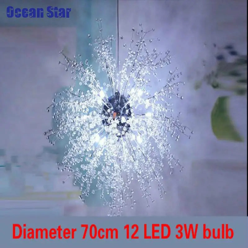 Современная Люстра для гостиной люстра светильник Хрустальная осветительная