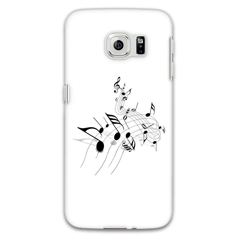 Музыкальная нота задняя крышка для Samsung Galaxy S6 S7 Note edge|cover for samsung galaxy|case covercover |