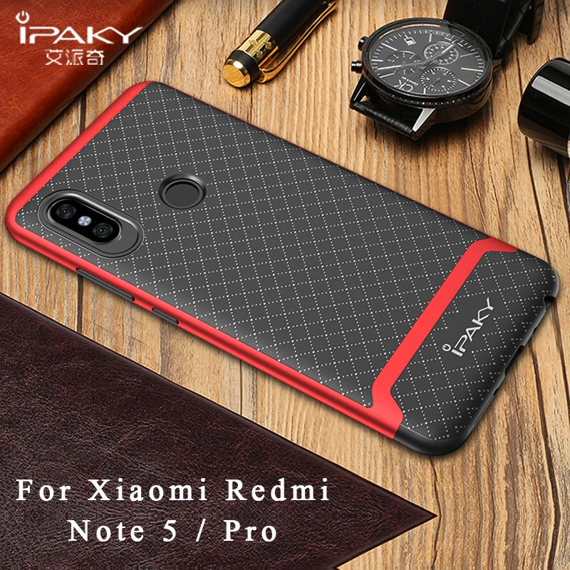 Для Xiaomi Redmi Note 5 Чехол iPaky Pro чехол силиконовая задняя крышка + Броня PC рамка Крышка