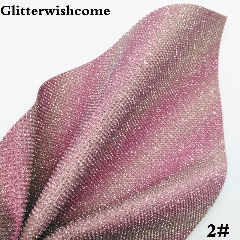 Винил Glitterwishcome размера A4 21 х29 см для бантов крупная блестящая кожаная ткань винил