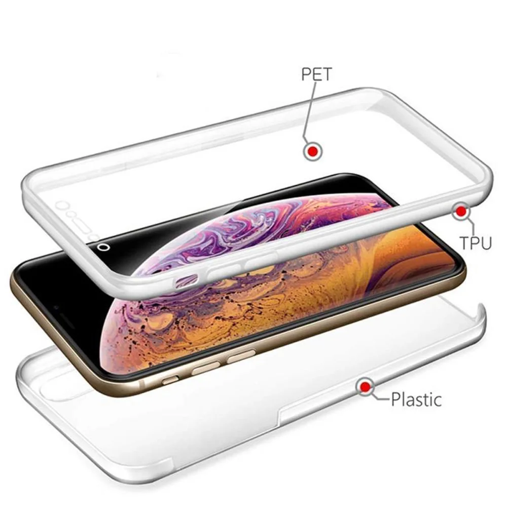 360 Full Body Protection Fitted Clear Case for Huawei P30 P20 Lite Pro P10 Plus Nova 3i 3e 3 P Smart 2019 Slim Phone Shell |