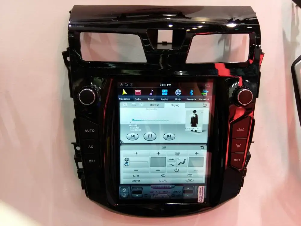 10,4 ''вертикальный экран Tesla стиль Android 8,1. Автомобильный DVD gps плеер для Nissan Teana 2013 для авто AC PX6
