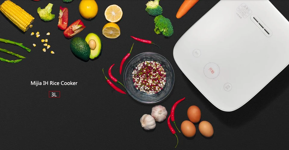 Xiaomi индукционный нагрев рисоварки грелка 3л для 4-5 человек IH электрическая плита универсальная умная рисоварка приложение контролируется