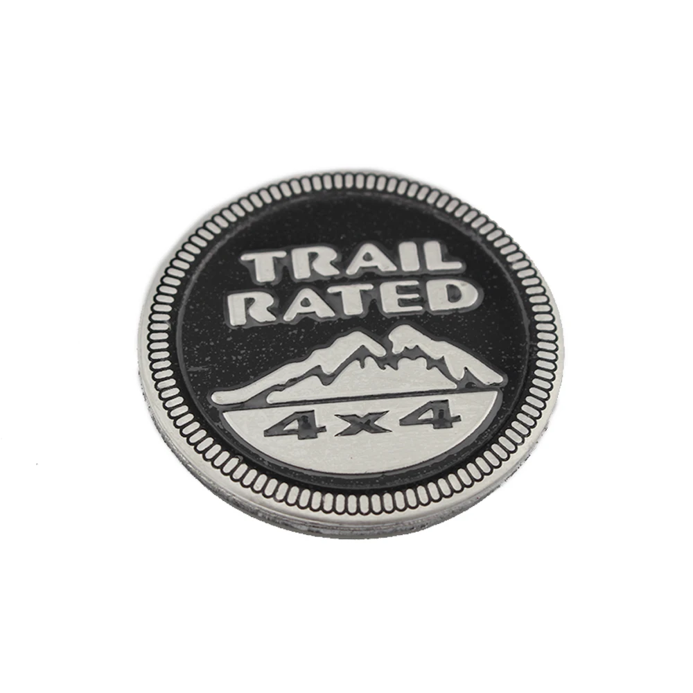 Стикер для кузова автомобиля Trail Rated 4X4 3D эмблема значок черный красный