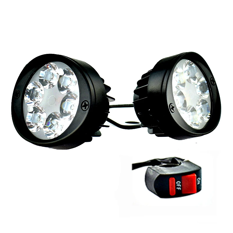 Фары для мотоциклетных фар 2 шт. 12 В 3000 лм|lamp lamp|lamp switchlamp work |