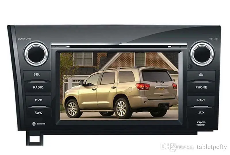 7 &quotавтомобильный DVD плеер с GPS (опционально) аудио Радио стерео USB/SD AUX BT/TV для TOYOTA