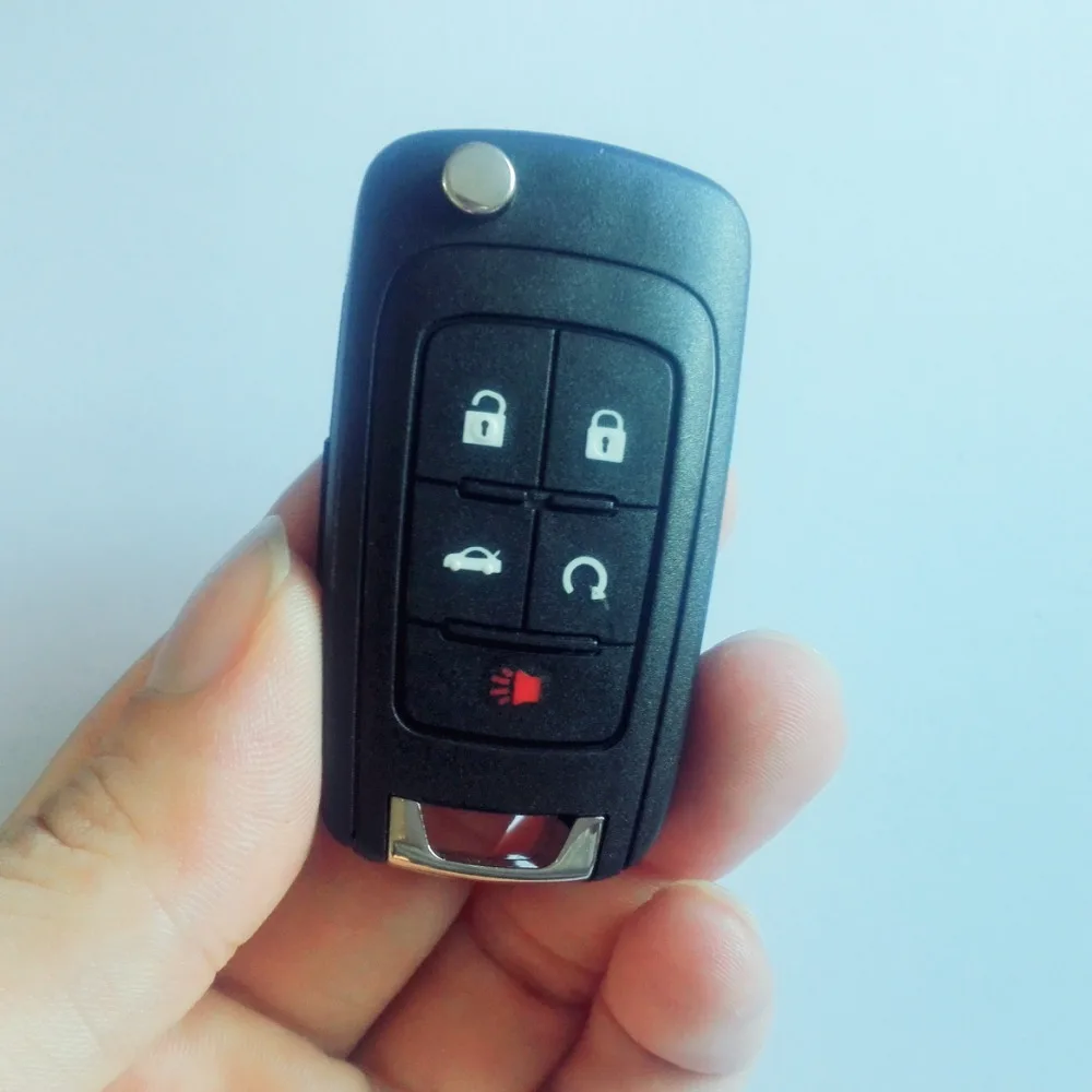 

5 Buttons Remote Shel With LOGOl Replacement Case Shell Auto Accessories For Chevrolet For Buick Aveo Cruze
