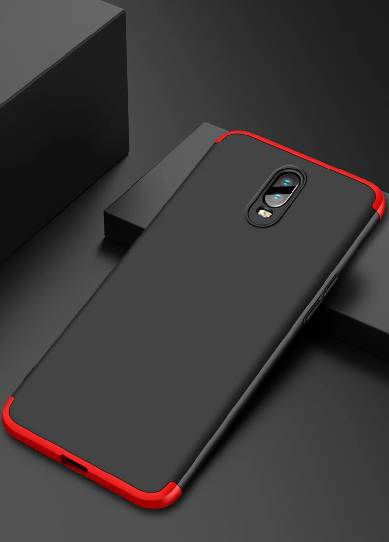 Olhveitra аксессуары Oneplus 6T чехол для 6 3 в 1 защитный Жесткий ПК 360 Полный корпус