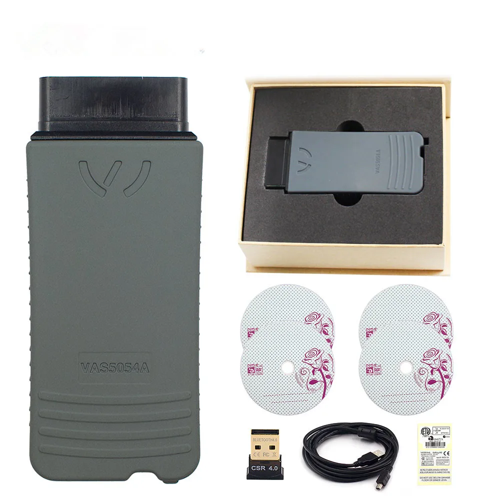 VAS5054A ODIS 5 16 5054A с полным чипом OKI оригинальная AMB2300 Поддержка UDS для VAG
