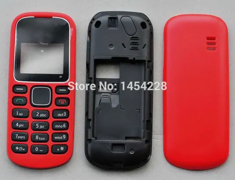 BINYEAE полный корпус чехол для Nokia 1280 лицевая рамка + средняя + задняя крышка + клавиатура часть сотового телефона