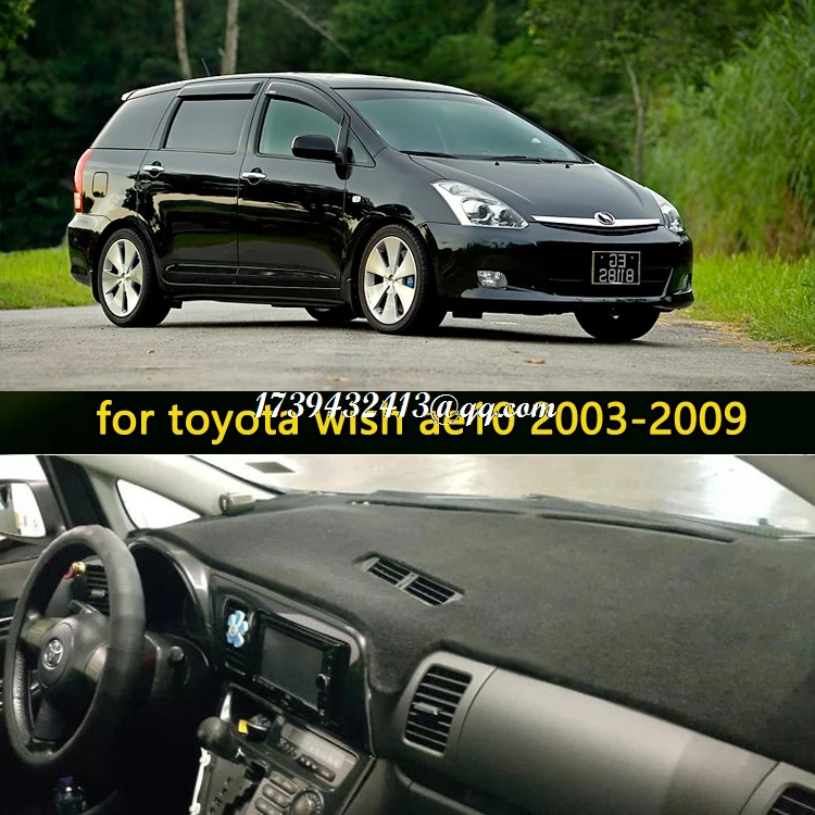 

car dashmats car-styling accessories dashboard cover for Toyota Wish ae10 2003 2004 2005 2006 2007 2008 2009