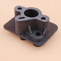 2pcslot 43cc 52cc 40 5 intake manifold carburetor carb connector base adaptor grass trimmer brushcutters parts tools