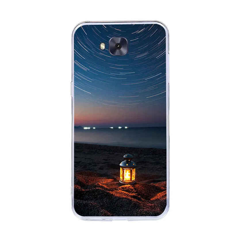 NORLSTY Phone Cover For Asus Zenfone 4 Selfie ZD553KL Case Soft TPU Silicon 5.5&quot Cases Cartoon |