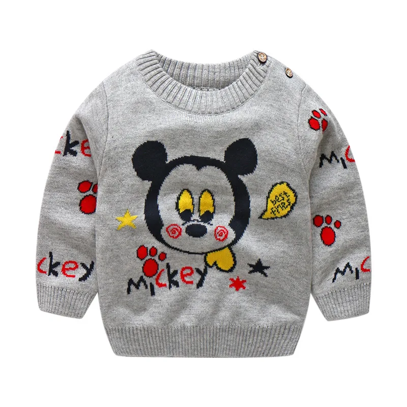 BibiCola infant boys sweaters 2018 cartoon baby girl sweater jumper autumn winter knitted pullover warm outerwear bebe |