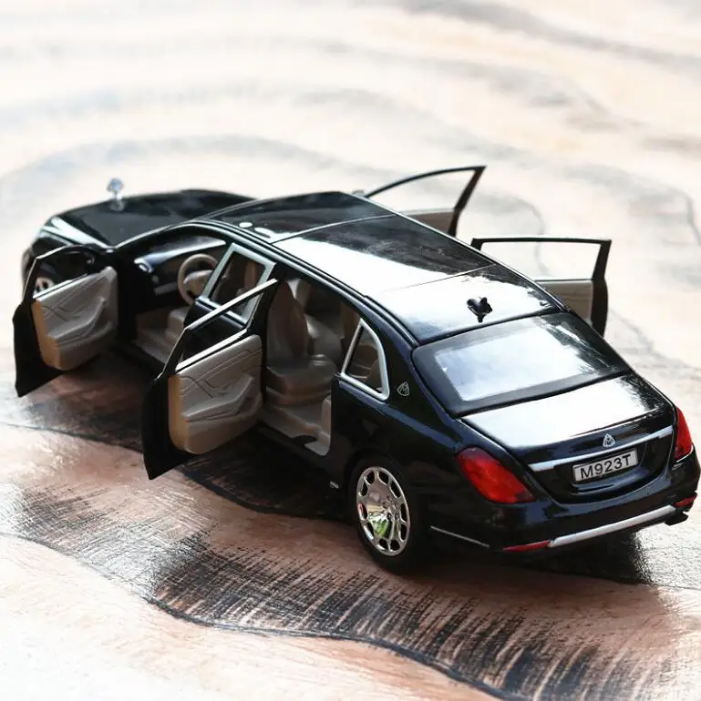 Удлиненная модель автомобиля для мальчиков и девочек 1:24 Diecasts & Toys Maybach S600 brinquedos| |