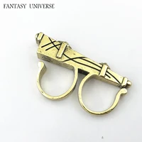 fantasy universe superhero ring enchanter gate of time and space high quality metal jewelry