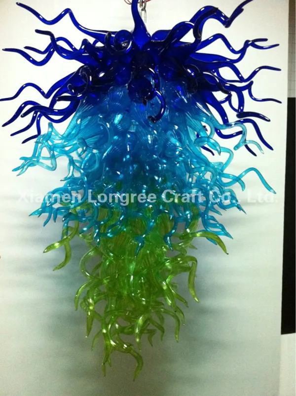 

C46-Luxury Led Lighting Hotel Hand Blown Glass Large Chandelier
