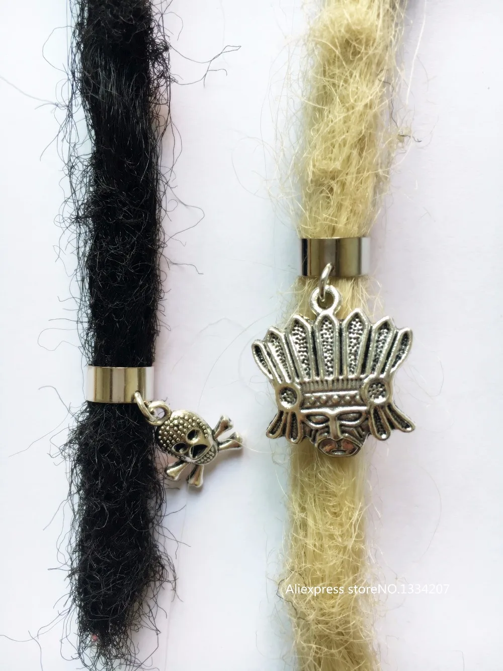 10 шт./лот серебристые регулируемые заколки для волос dread dreadlock зажимы манжет и