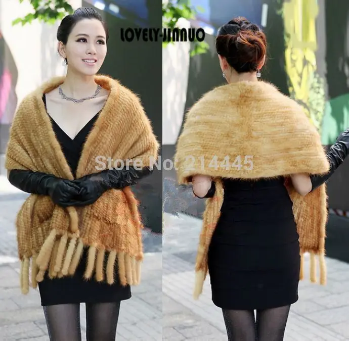 Новые поступления 2019 100% натуральная норковый меховой плащ пуловер чёрный