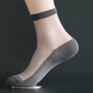 Носки мужские короткие, прозрачные, летние, тонкие, со стеклянным шелком, с защитой от запаха, 5 парпартия, 2020