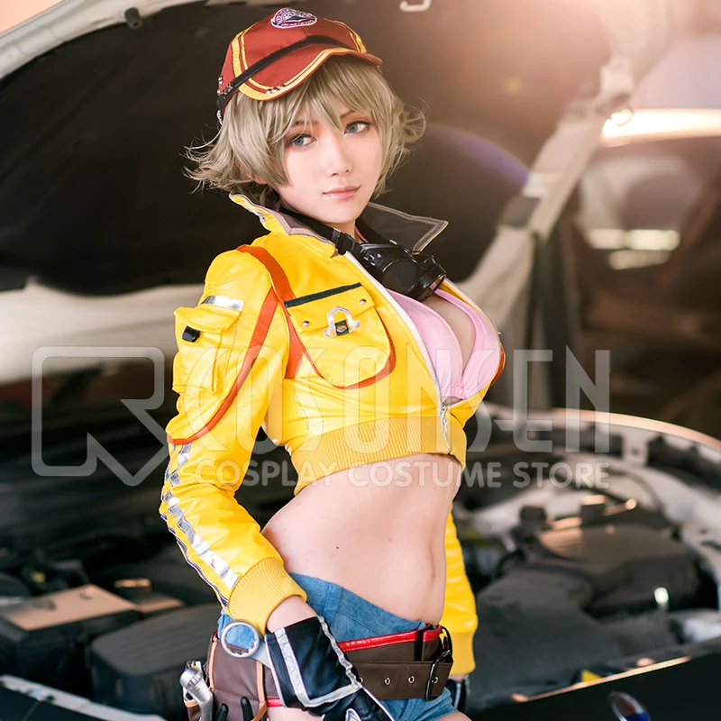 

Final Fantasy XV Cosplay FFXV Cindy Aurum Cosplay Costume Gloves COSPLAYONSEN adult costume