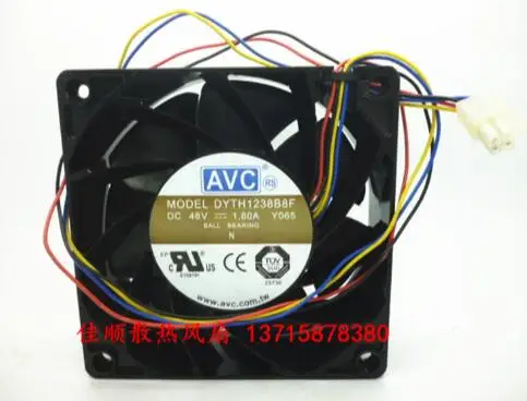 Оригинальный четырехлинейный серверный вентилятор AVC 120*120*38 48 в а DYTH1238B8F 12 см