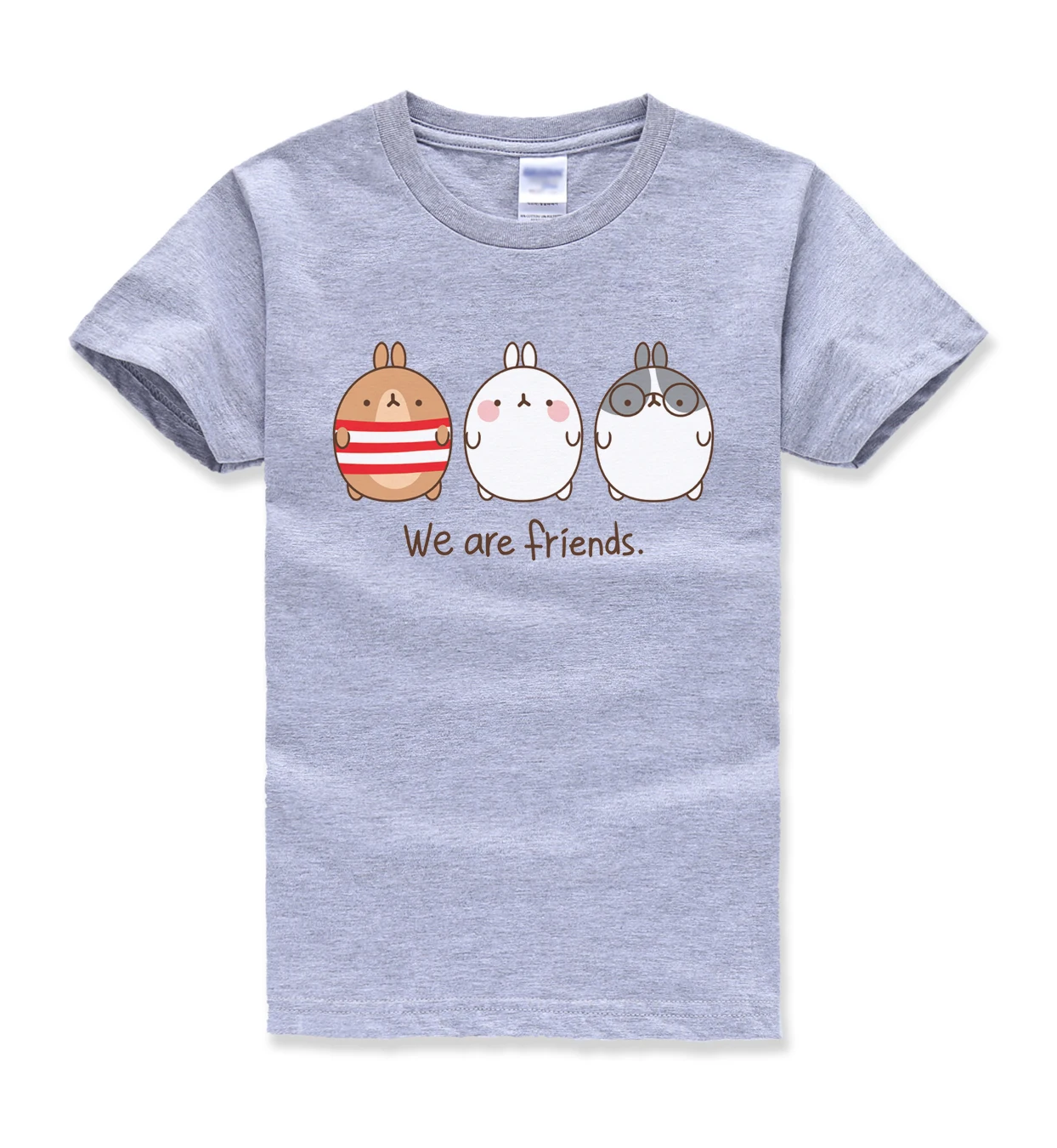Футболки с рисунками из мультфильмов с надписями «we are friends» г. Новая модная брендовая одежда Одежда для мальчиков детская футболка