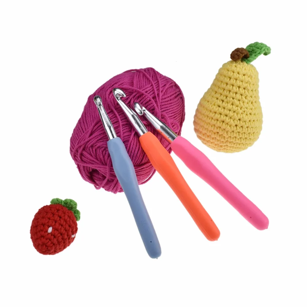 

Large Size 8.0mm 9.0mm 10.0mm Crochet Hooks Comfortable Grip Handle Crochet Needles Yarn Knitting Hooks Needles For Women Mom