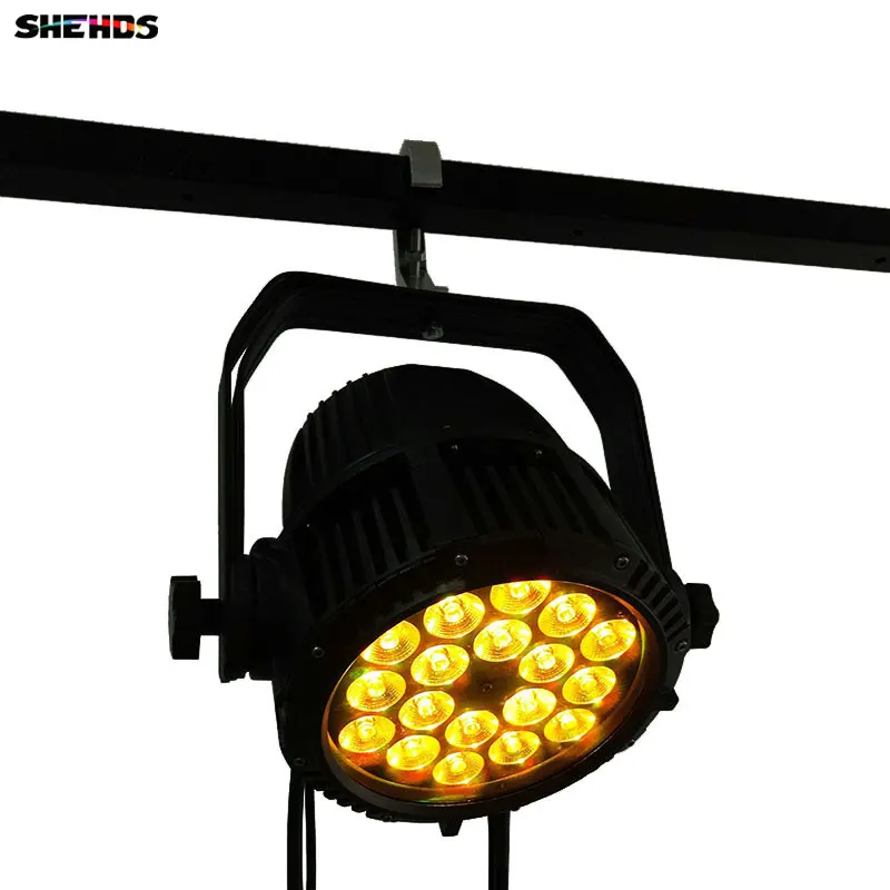 Водонепроницаемый LED Par Can 18x12W 4 в 1 RGBW для Dj Дискотека эффект света на открытом