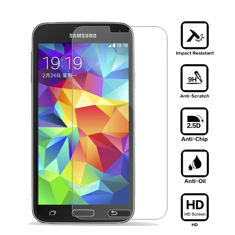 2.5D 0 26 мм Премиум 9 H протектор экрана из закаленного стекла для Samsung Galaxy S5 Mini G800