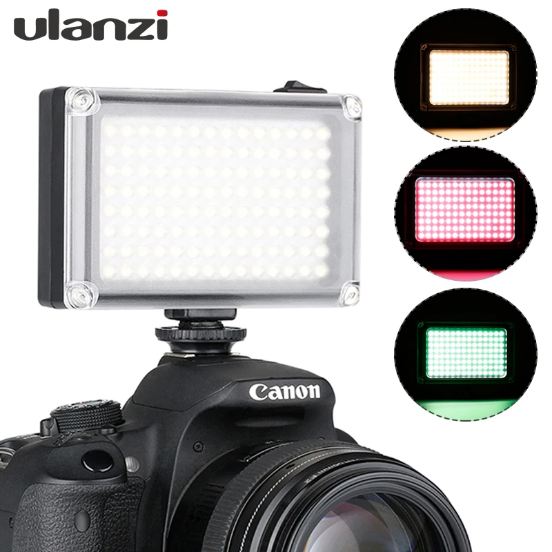 Светодиодный мини светильник Ulanzi 112 для видеосъемки карманный Vlog камеры Canon Nikon DSLR