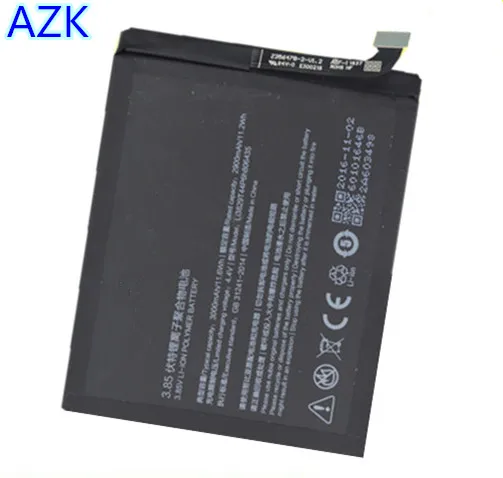АЗК Новая батарея для ZTE nubia z11 NX531J Z11 Li3829T44P6h806435 3000 мА/ч Перезаряжаемые литий ионный
