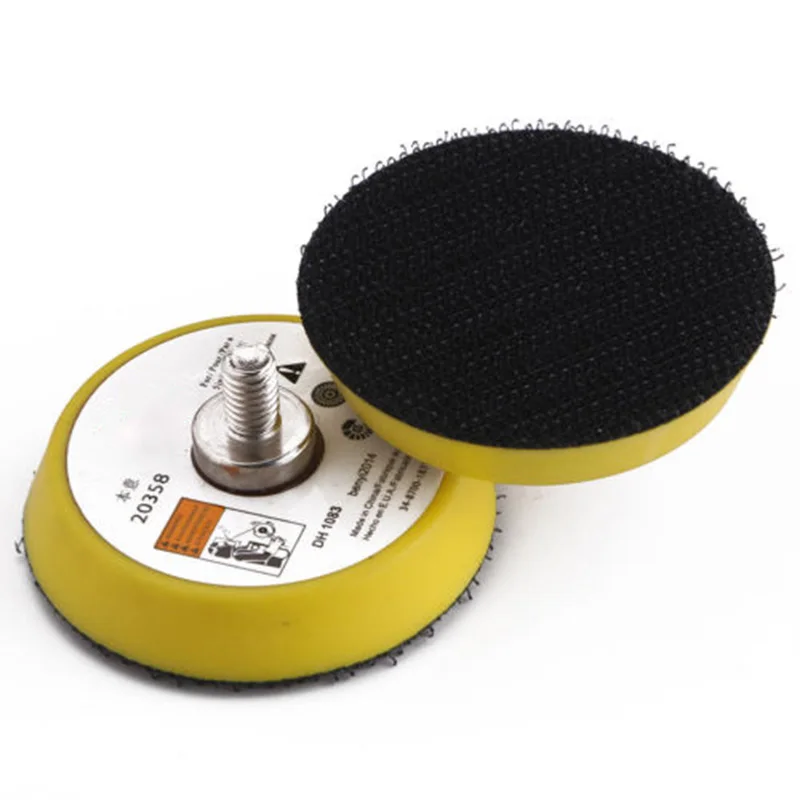 

50mm 2inch Polishing Sander Backing Plate Napping Hook Loop Sanding Disc Pad New