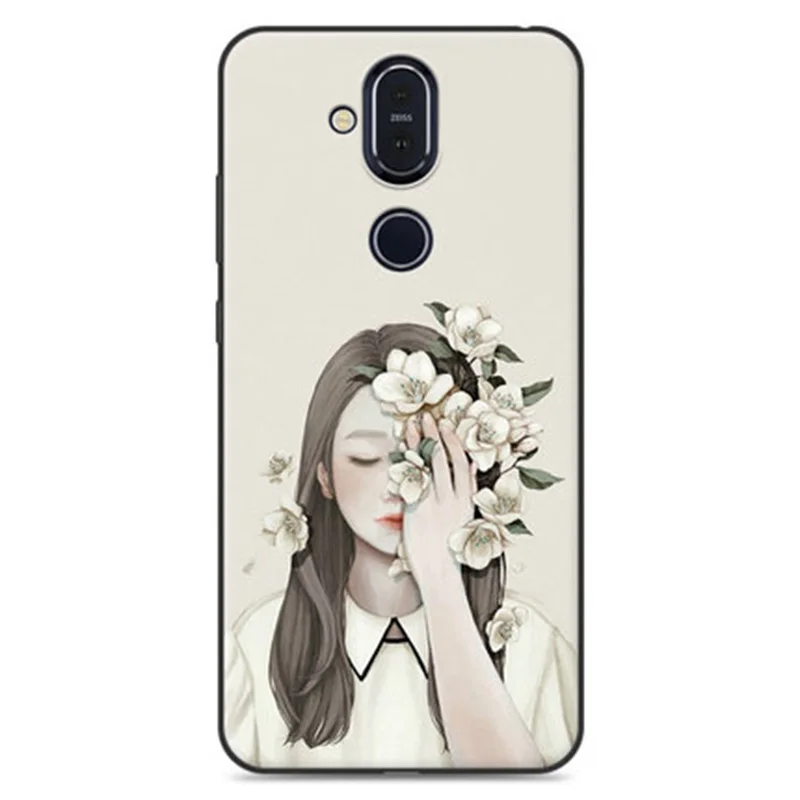 Чехол для Nokia X7 2018 мягкий чехол телефона в литературном стиле X 7 TA-1131 защитный TA1131 |