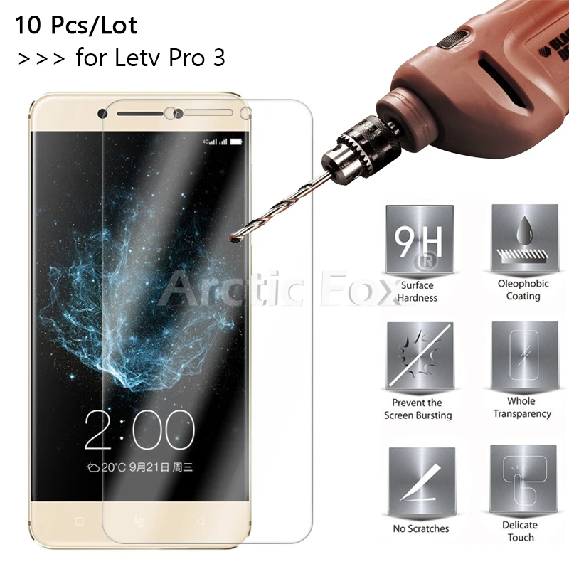 10 шт./лот 2.5D 0 26 мм 9H Премиум Закаленное стекло для LETV LeEco Le Pro 3 Защитная пленка