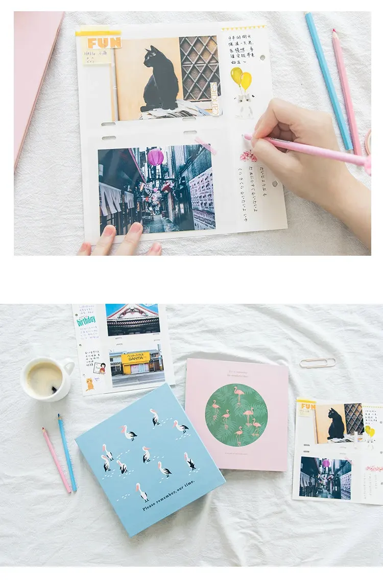 Модный DIY фотоальбом, альбом для путешествий и свадьбы, книга памяти ребенка, 6 дюймов, 100 фотографий, альбом для фотографий