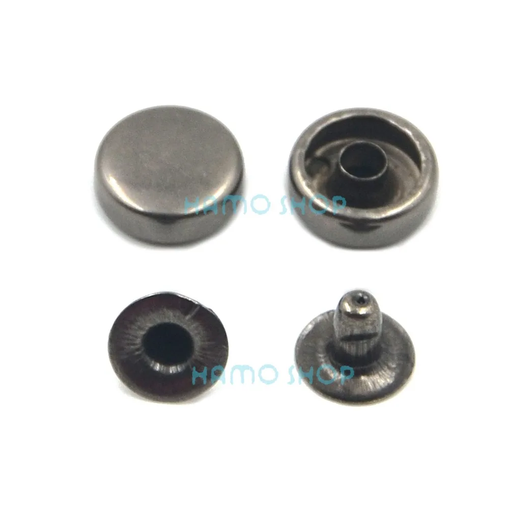 Круглые плоские металлические шпильки шипы размером 7 мм 50 шт.|spikes studs|metal spikesmetal