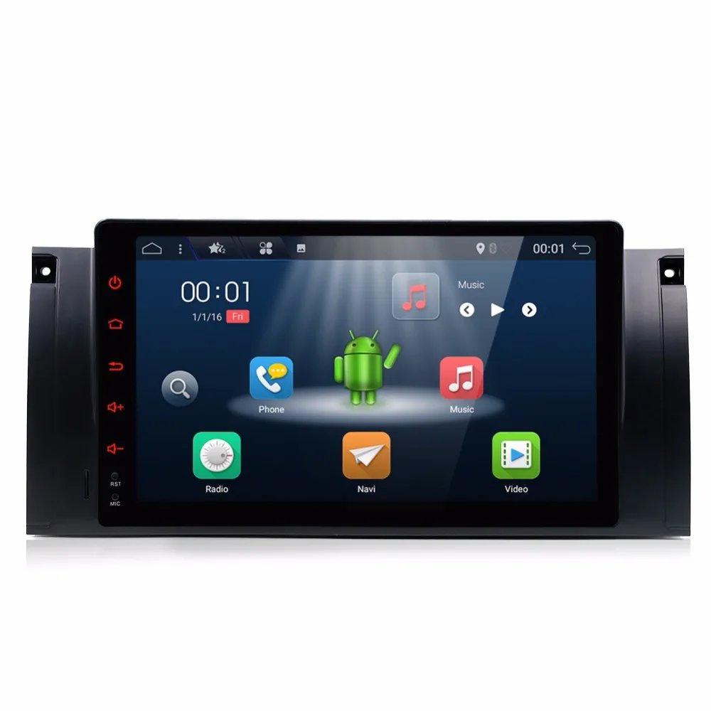 Bosion Android 7 1 Дин DVD gps для BMW M5 E39 E53 автомобиль радионавигационная 9 дюймовый Bluetooth RDS