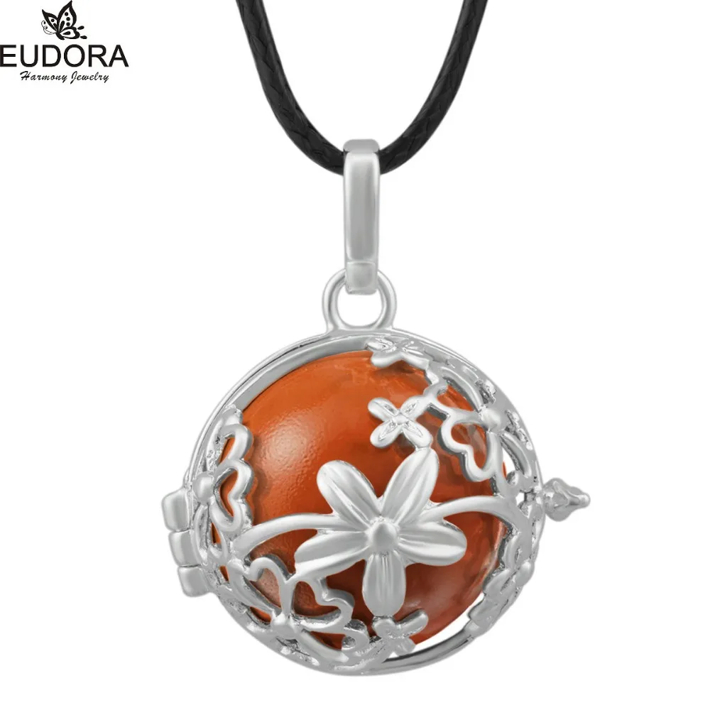 Flower Style Harmony Bola Pendant fit 20mm Eudora Angel Caller Chime Ball Mexican Nekclace Pregnant Women Jewelry | Украшения и