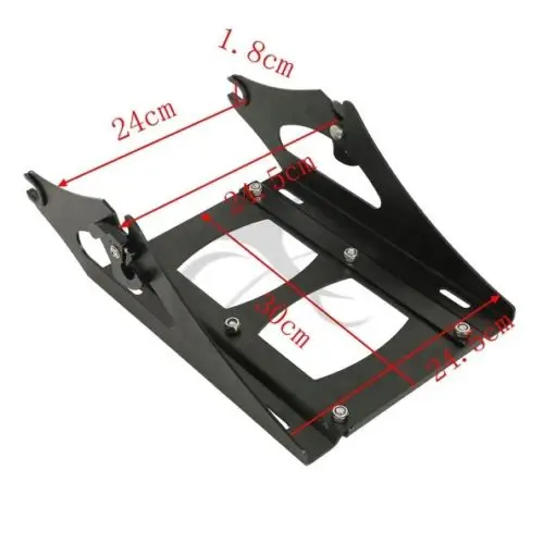 4 точечный стыковочный механизм Двухместный багажный стеллаж для Harley Touring 2014