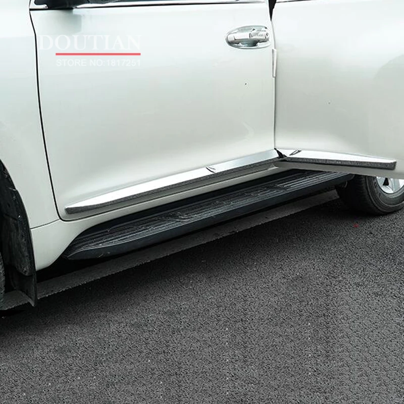 Для Toyota Prado FJ150 LC150 2018 ABS Хромированная дверь боковая формовочная отделка 4 шт.