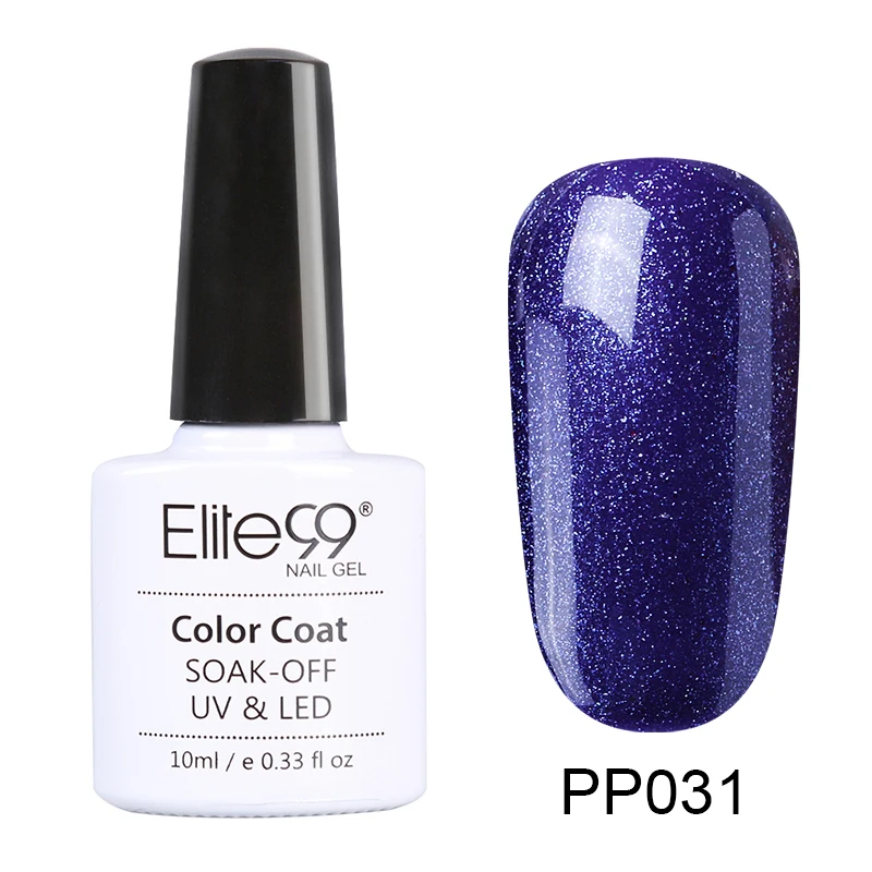 PP031 Elite99 фиолетовый цвет 10 мл Гель-лак замачиваемый УФ Гель-лак для ногтей для маникюра долговечный Гель-лак для ногтей - Цвет: PP031
