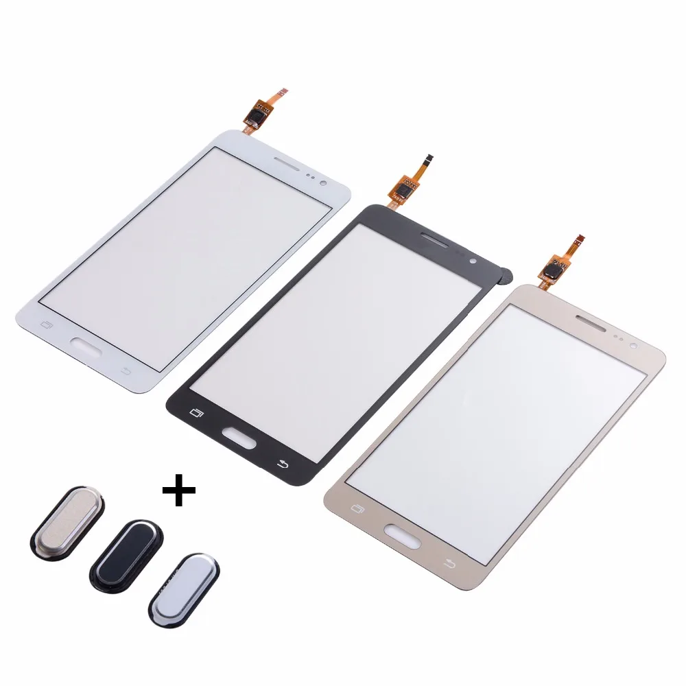 For Samsung Galaxy J2 Prime SM-G532F G532 Touch Screen Digitizer Front Glass Panel+Home Button Return Key Keypad