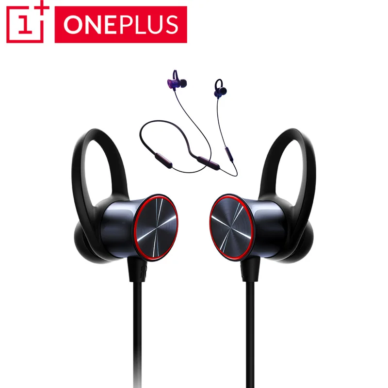 Оригинальные беспроводные наушники OnePlus Bullets для 6 T черные красные One Plus 7 bluetooth