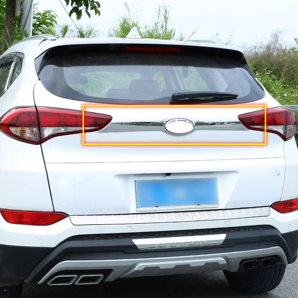 Автомобильные аксессуары для Hyundai Tucson 2015 2017 защитная рамка задних ворот литье